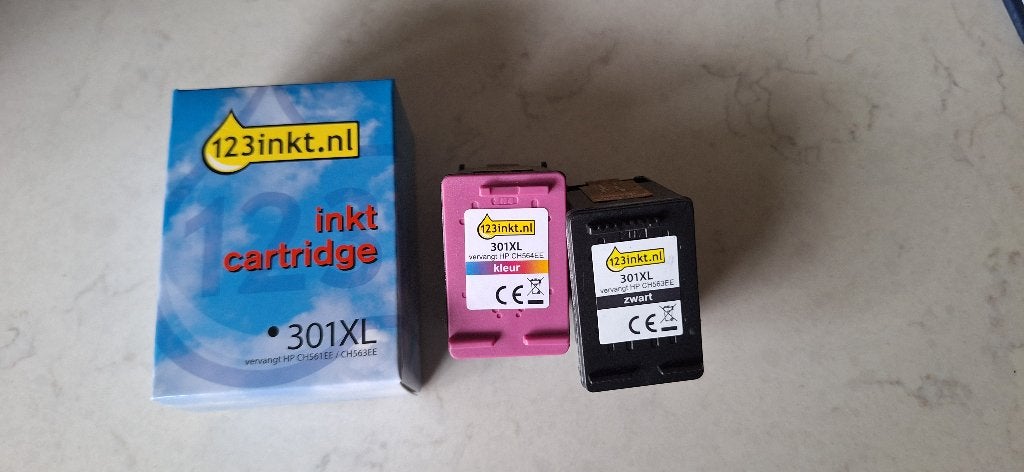 inktcartridge HP 301 XL, Ophalen, Zo goed als nieuw, Cartridge, 123inkt