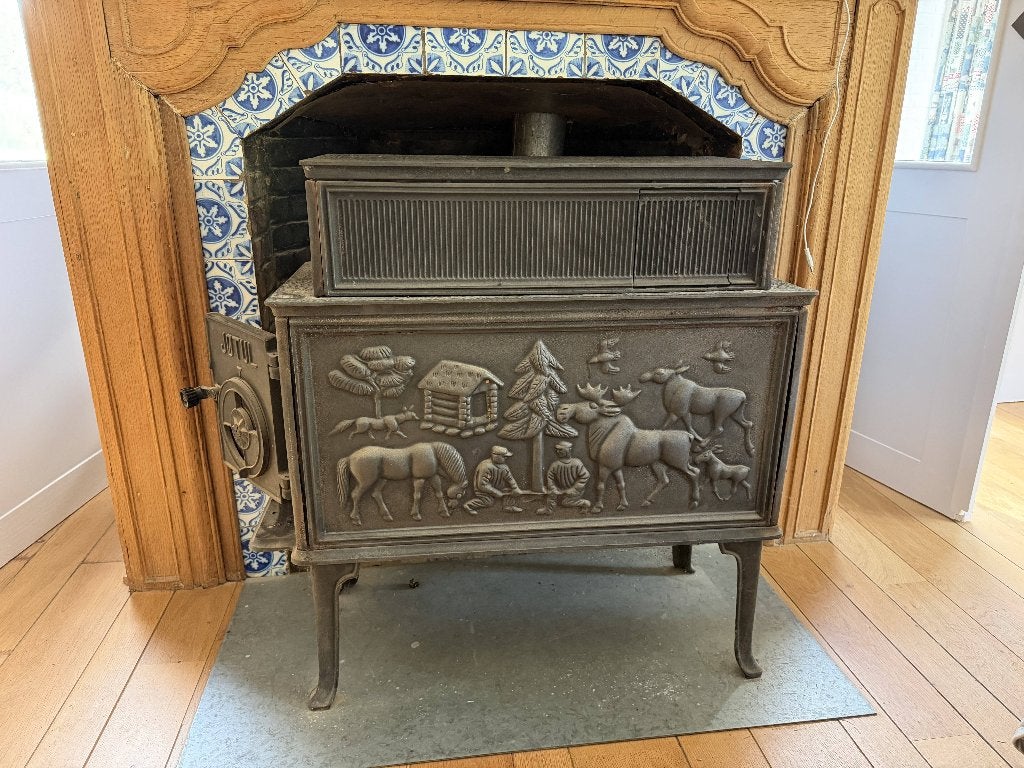 Houtkachel - Jotul 118N - Uitstekende staat, Huis en Inrichting, Ophalen, Houtkachel, Zo goed als nieuw, Vrijstaand