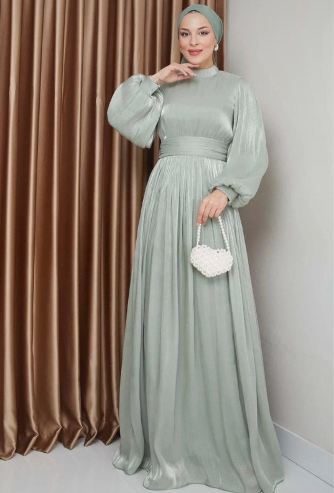 Feestjurk, Vêtements | Femmes, Habits de circonstance, Porté, Robe de gala, Taille 42/44 (L), Vert, Enlèvement ou Envoi