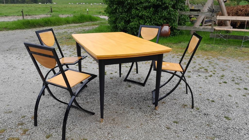 Table à manger vintage, Maison & Meubles, Enlèvement