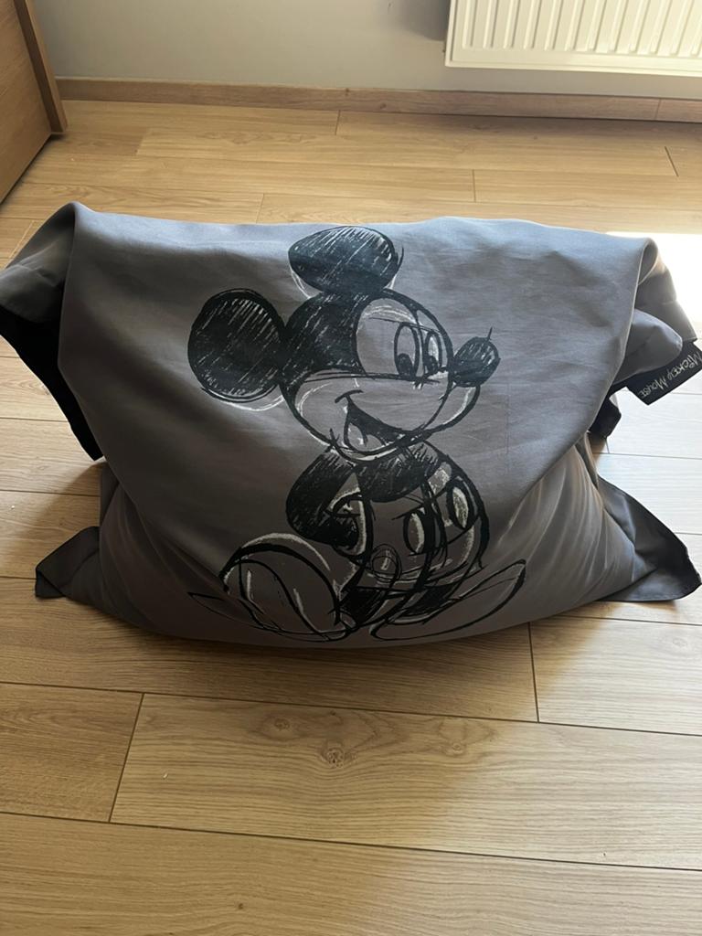Zitzak Mickey Mouse, Huis en Inrichting, Zitzakken, Ophalen, Zo goed als nieuw, Zitzak