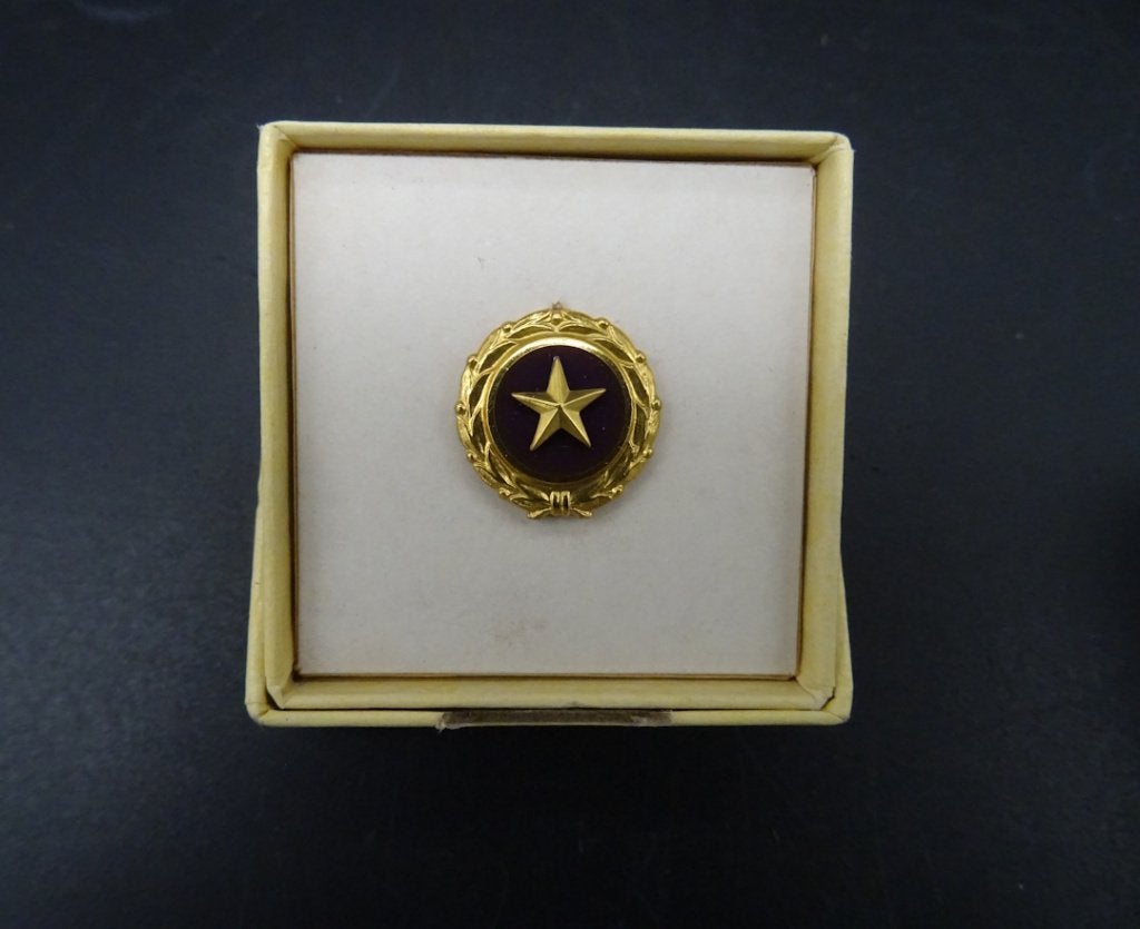 Bouton à revers American Gold Star WW2, Collections, Enlèvement ou Envoi, Autres, Autres types