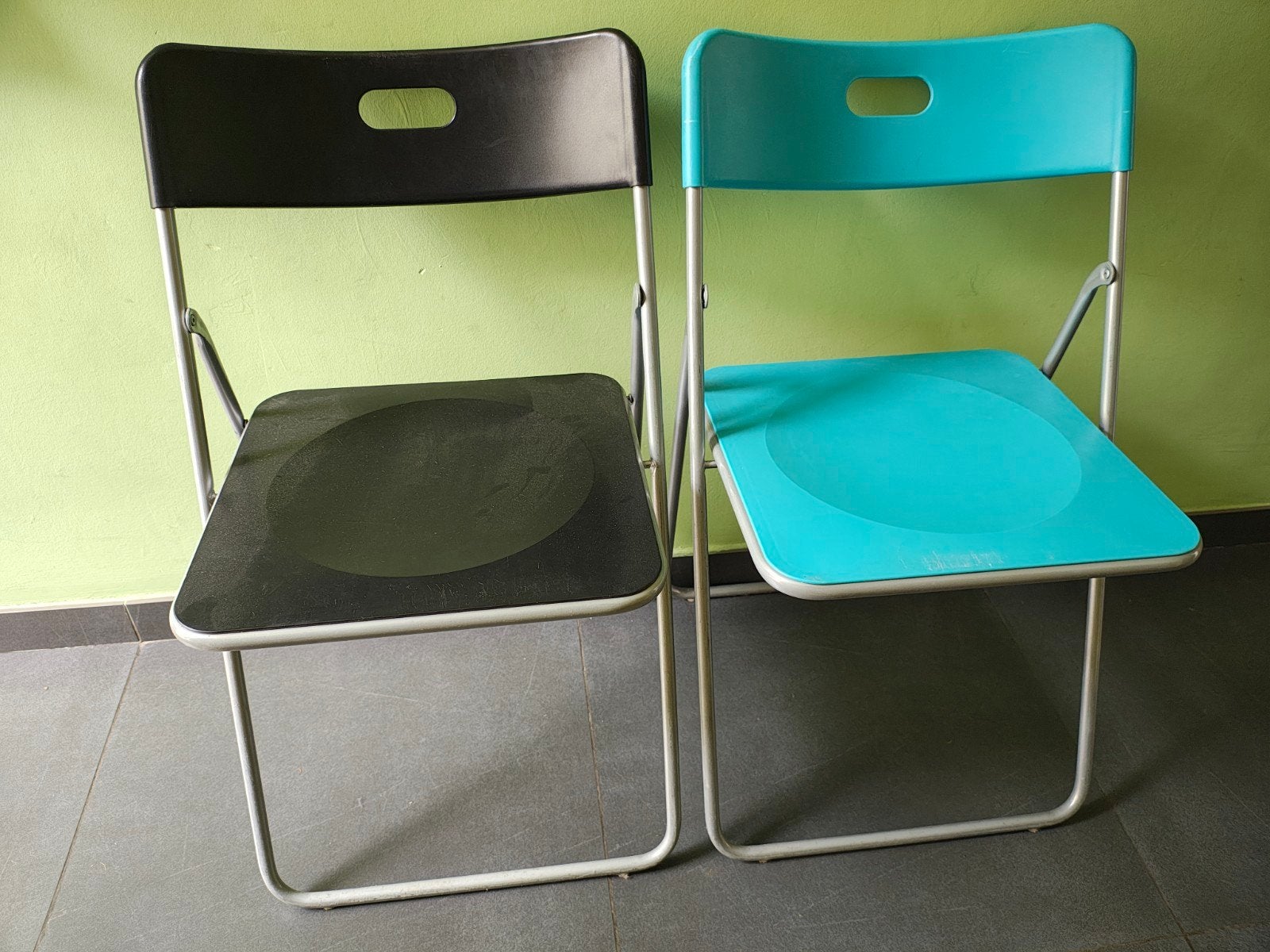 2 x IKEA GUNDE klapstoelen, Caravanes & Camping, Meubles de camping, Enlèvement