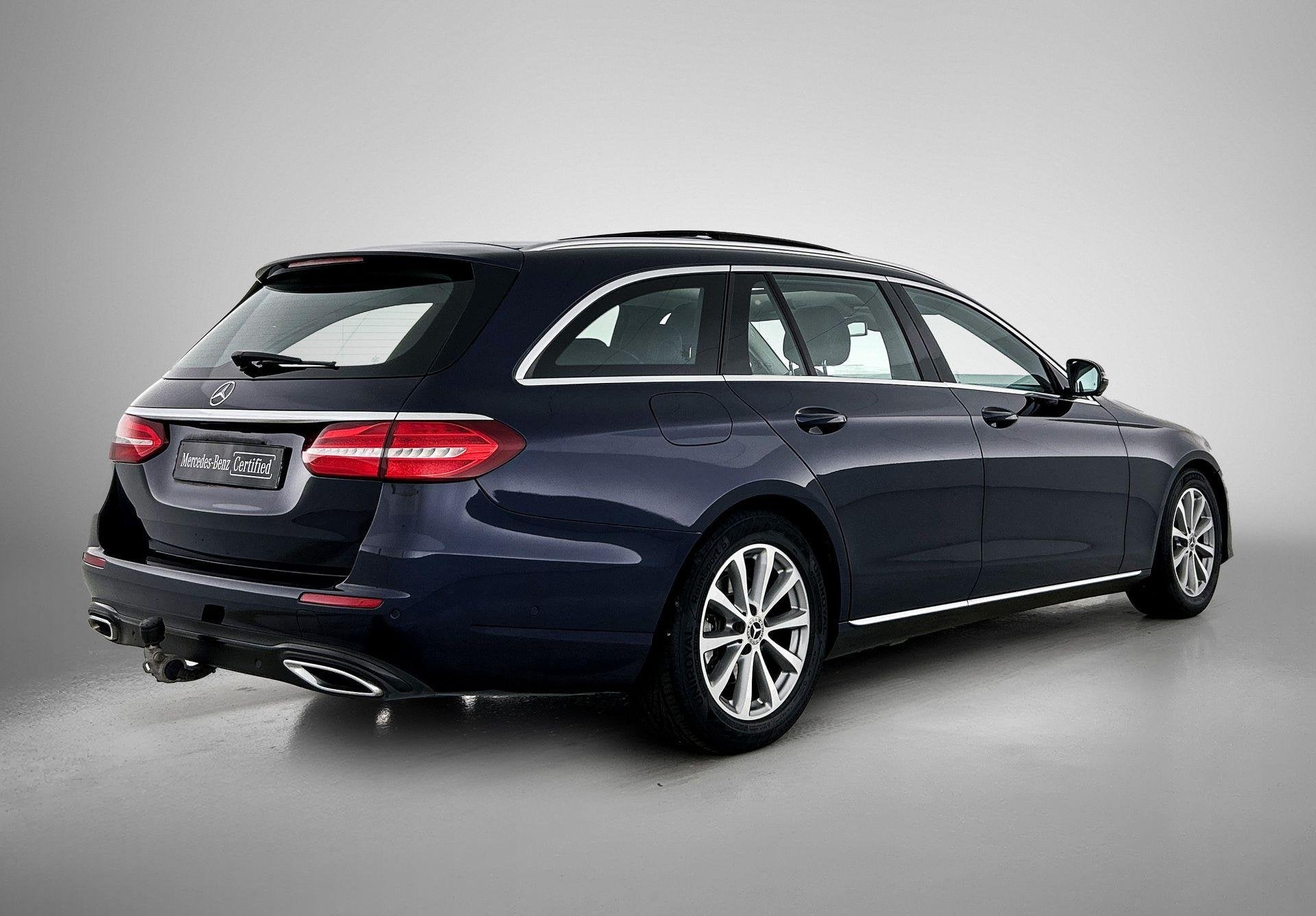 Mercedes-Benz E-Klasse 200 D Break Luxury Line | Panoramisch, Auto's, Automaat, Gebruikt, 4 cilinders, Blauw