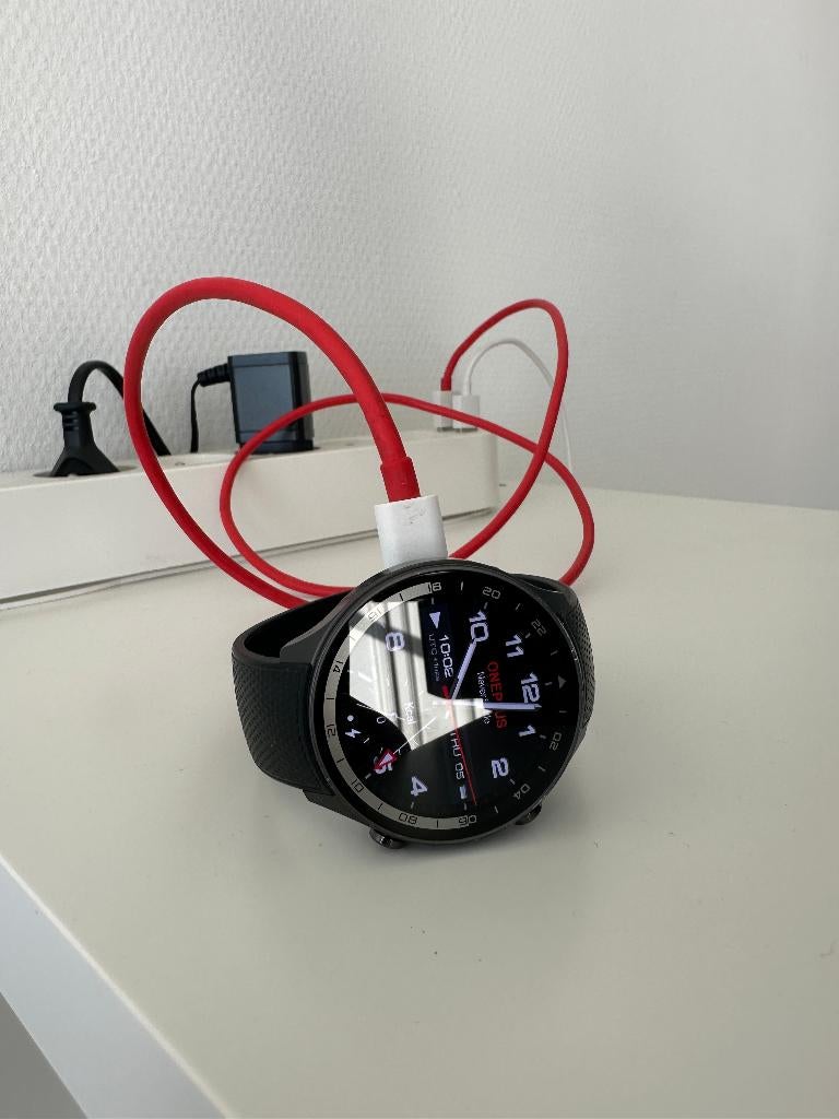 OnePlus horloge 2, Handtassen en Accessoires, Horloges | Heren, Kunststof, Polshorloge, Kunststof, Zo goed als nieuw