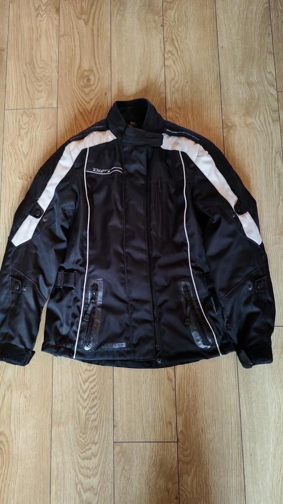 Motor jas Difi dames mt 38, Bodyguard protection airventsys, Motoren, Ophalen of Verzenden, Dames, Jas | leer