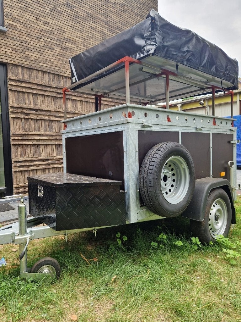 Compacte en praktische bagagetrailer, Particulier, Reservewiel