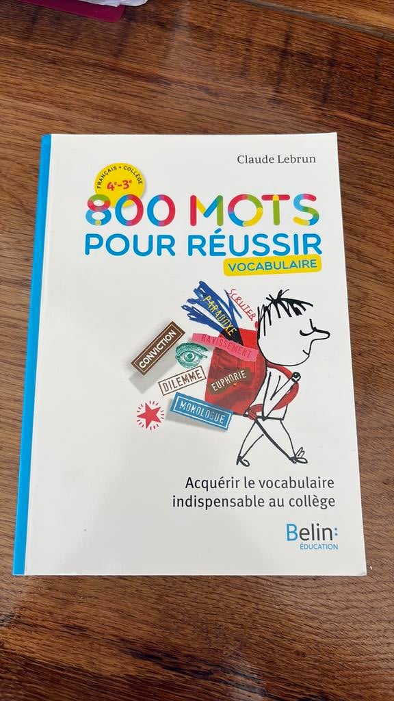 800 mots pour reussir, Enlèvement, Comme neuf