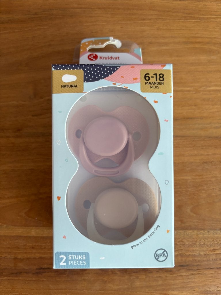 Fopspenen kruidvat 6-18 maanden NIEUW, Ophalen, Nieuw, Speen