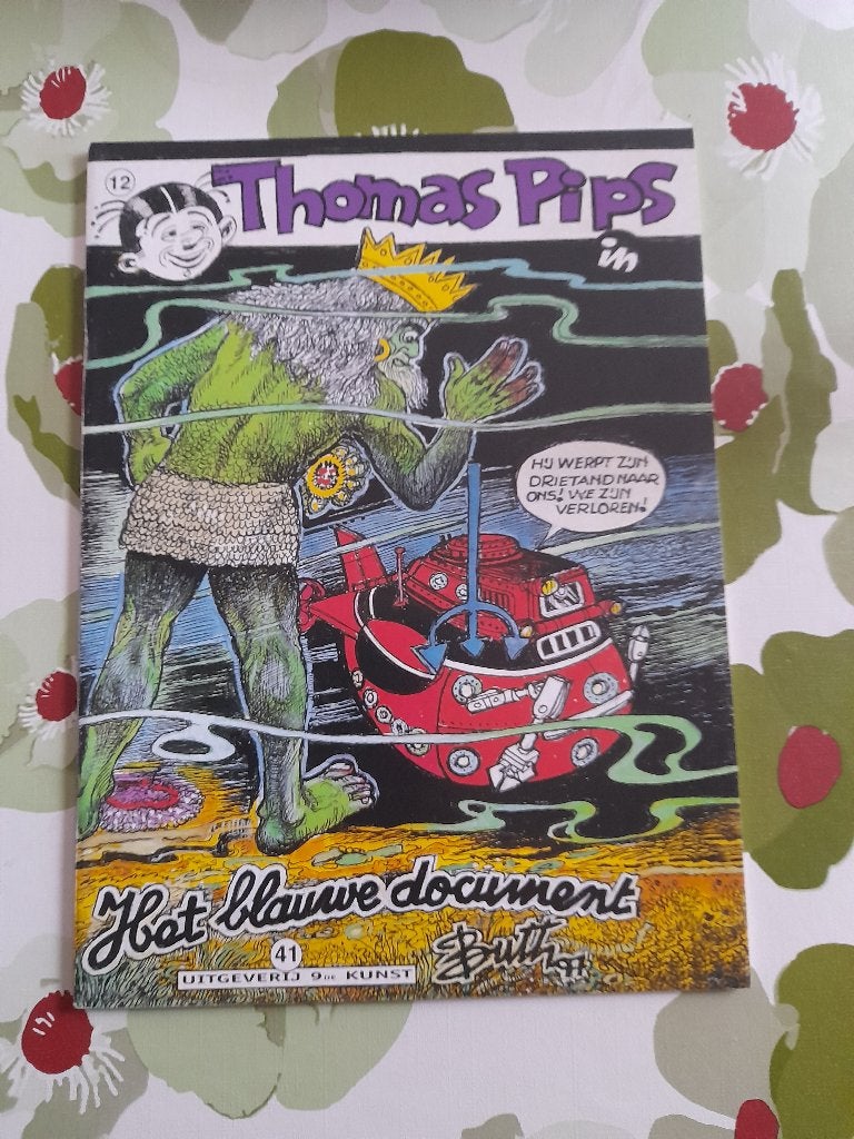 Thomas Pips nr 41 "Het blauwe document "eerste druk 2001, Boeken, Stripverhalen, Ophalen of Verzenden, Nieuw