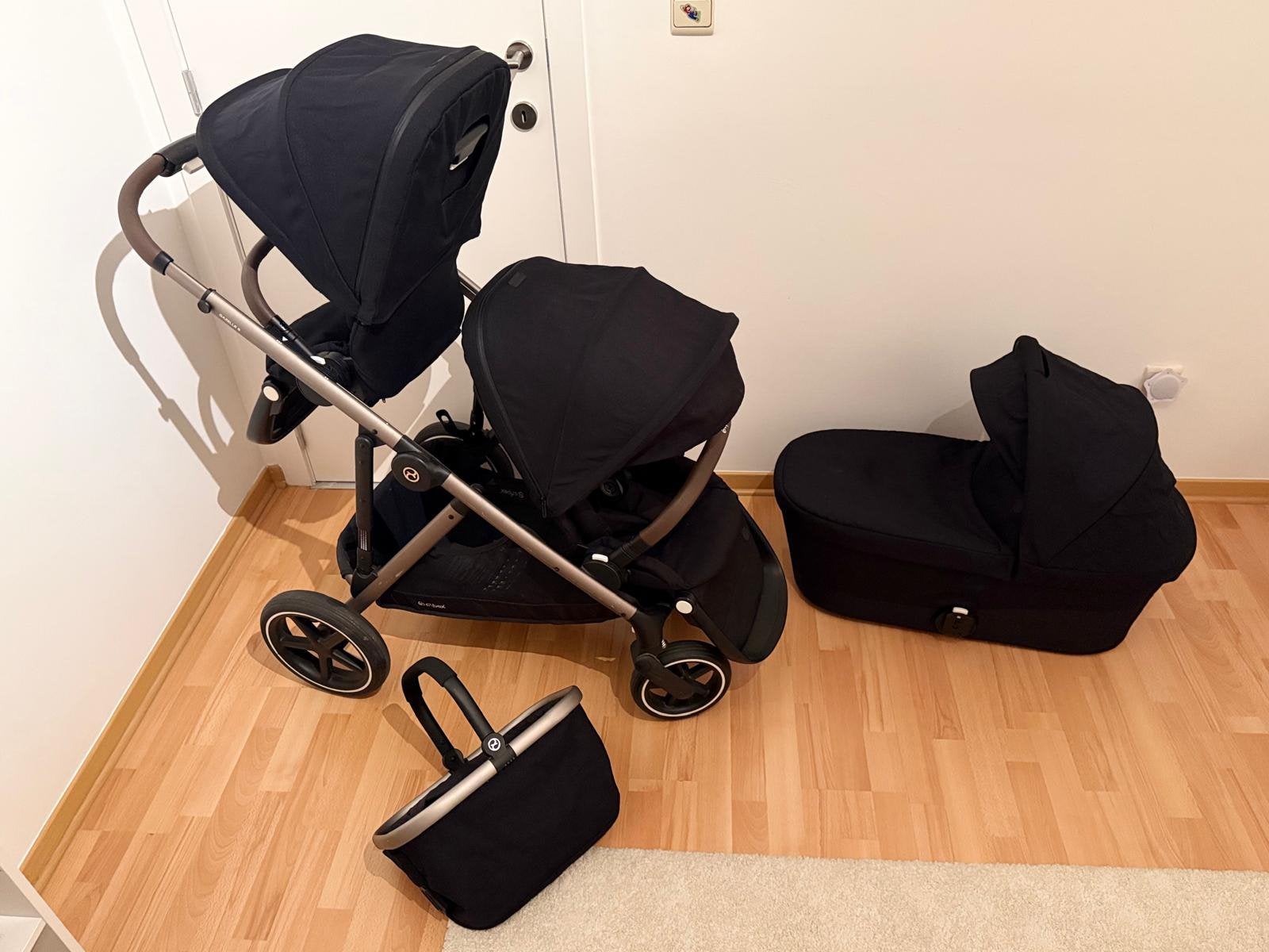 CYBEX Gazelle S – complete kinderwagen + accessoires, Kinderen en Baby's, Zo goed als nieuw, Duowagen, Combiwagen, Ophalen