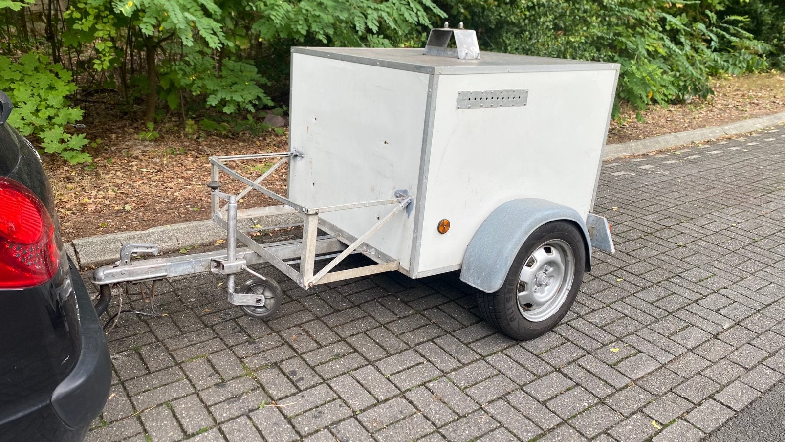 Gesloten aanhangwagen – zeer goede staat, Ophalen, Zo goed als nieuw