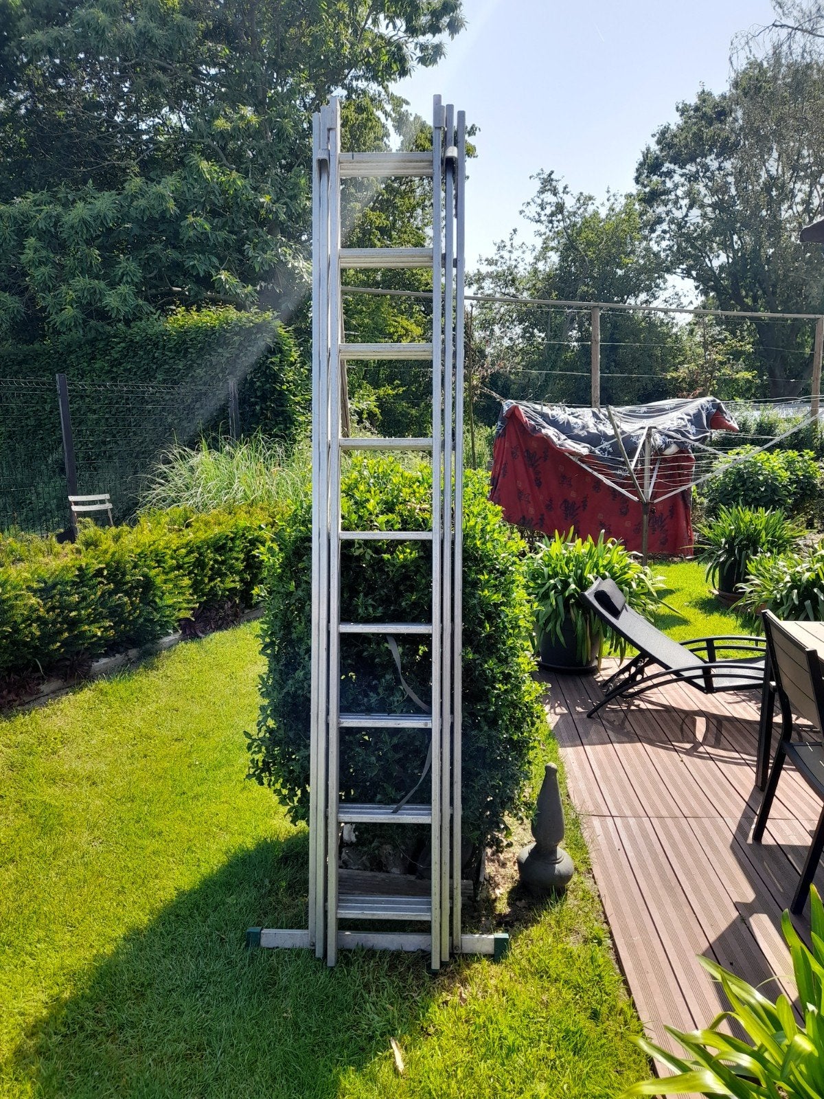 3 delige ladder., Doe-het-zelf en Bouw, Ladders en Trappen, Ophalen, Ladder