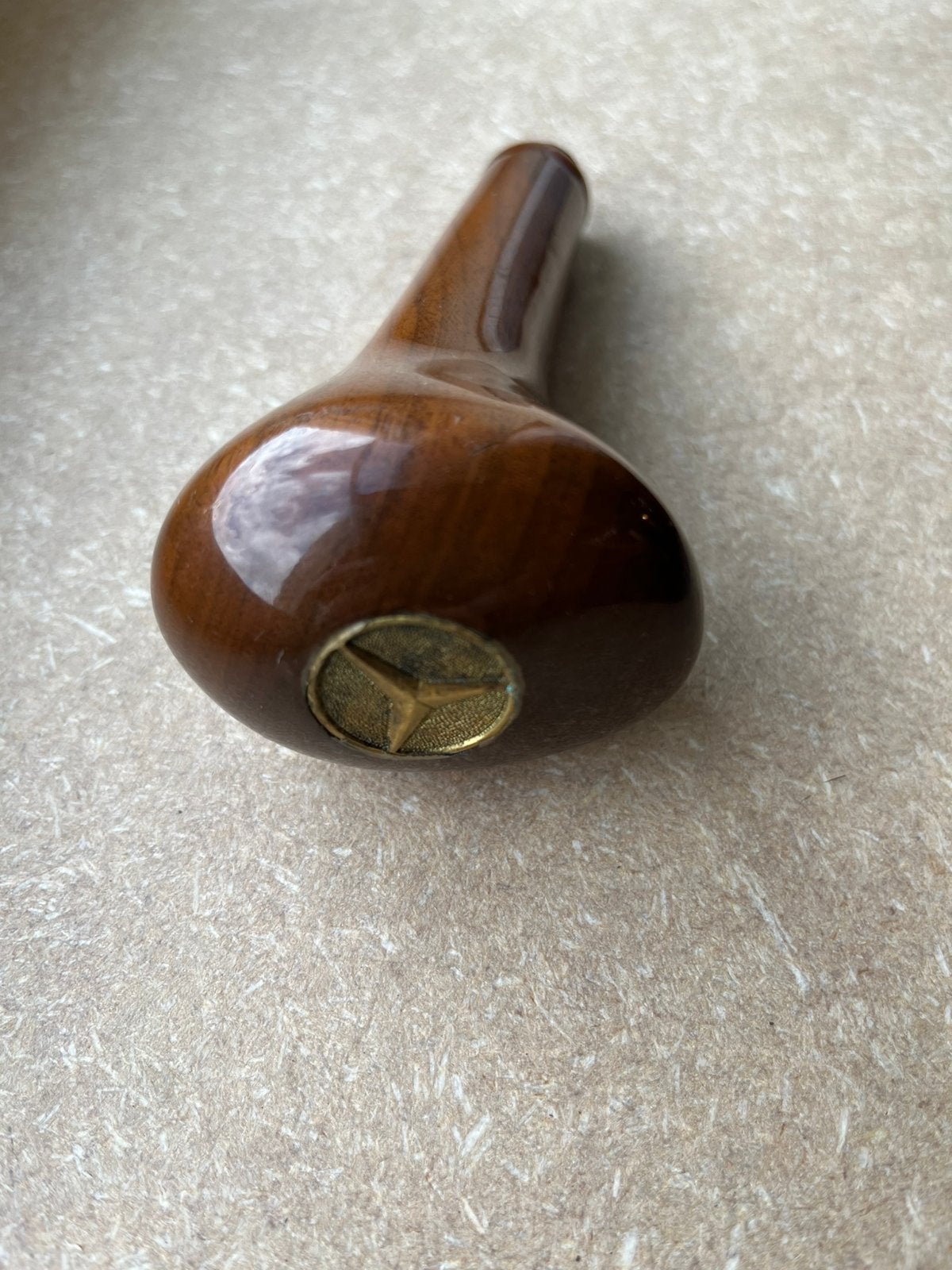 Levier de vitesse vintage en bois Mercedes., Envoi