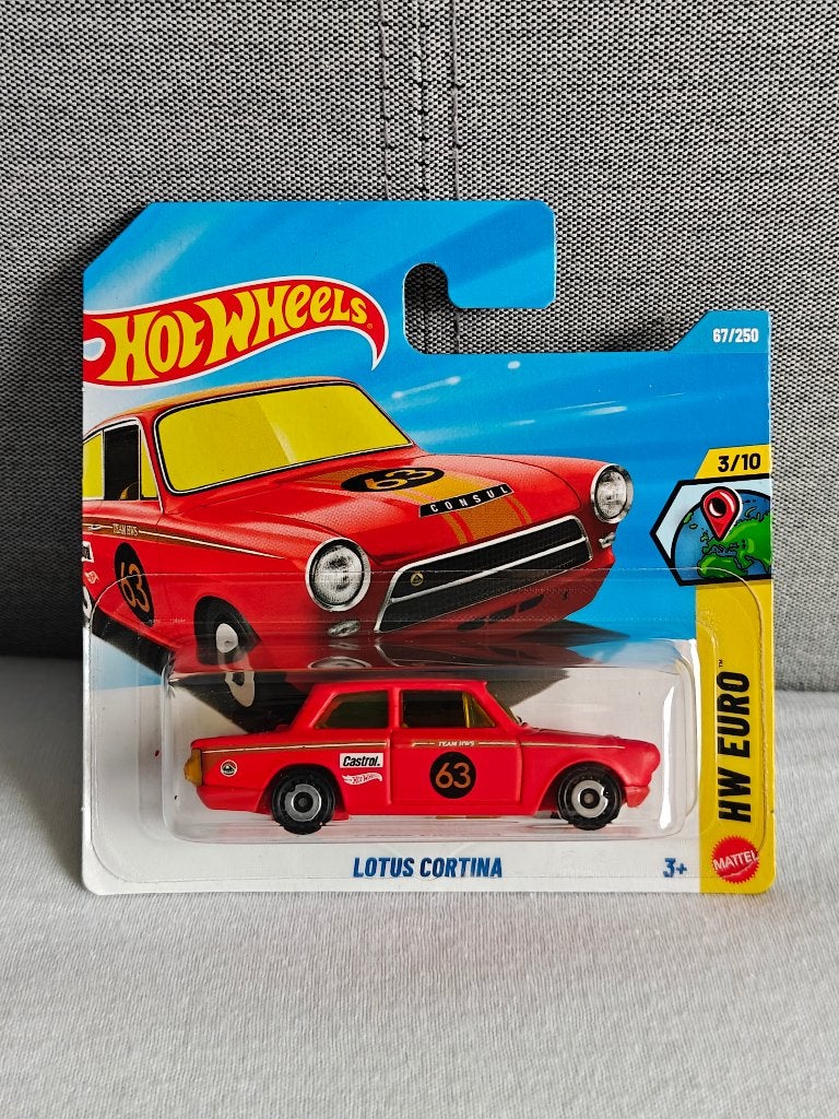 Hot Wheels Lotus Cortina Rood HW Euro 2026, Ophalen of Verzenden, Nieuw, Auto