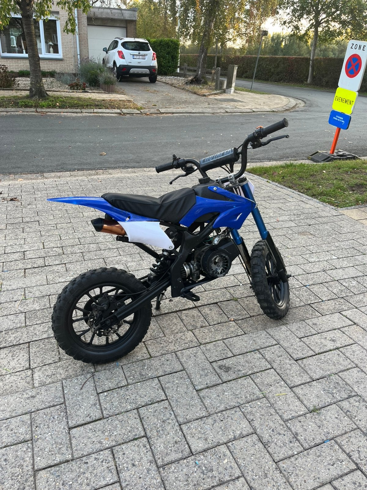 Dirtbike 50cc, Fietsen en Brommers, Ophalen, Gebruikt, 50 cc, Schijfrem