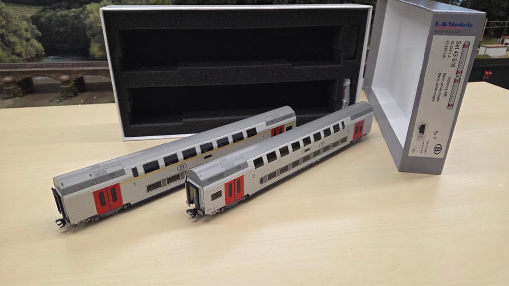 Set de voitures M6 SNCB Lsmodels, Hobby & Loisirs créatifs, Trains miniatures | HO, Enlèvement ou Envoi