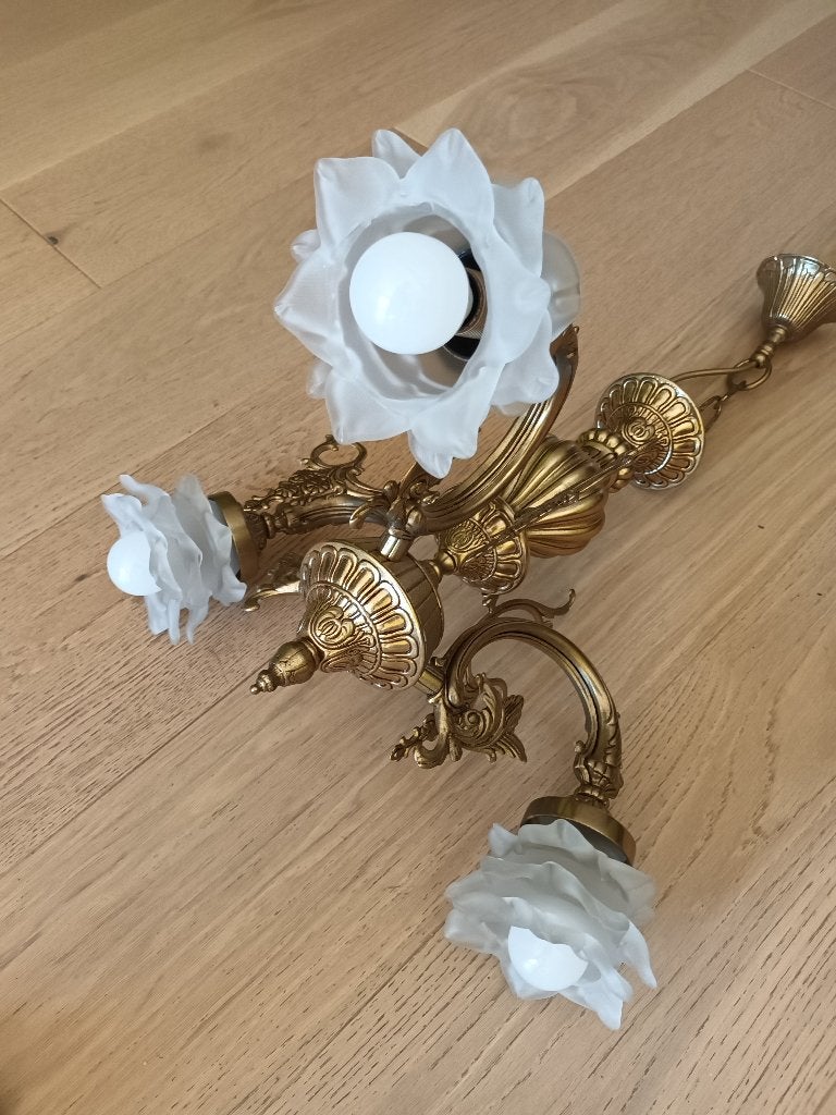 Luster, Huis en Inrichting, Ophalen, Zo goed als nieuw, Glas, Klassiek