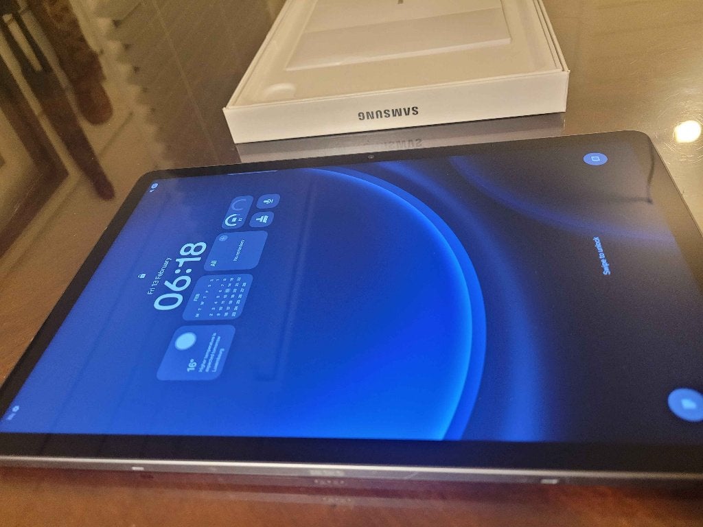 Samsung Galaxy Tab S9 FE 128Go + S Pen – complète en boîte, Mémoire extensible, 11 pouces, Comme neuf, Enlèvement