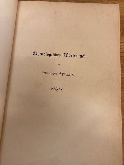 Etymologisches Wörterbuch der Deutschen Sprache, Livres, Langue | Allemand, Enlèvement ou Envoi, Utilisé, Non-fiction, Friederich Kluge