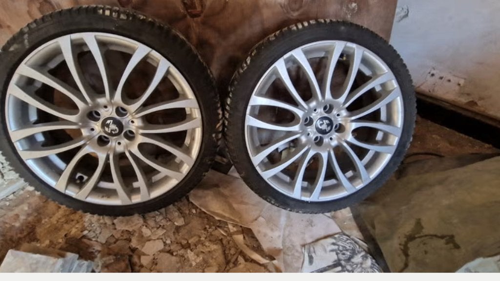 Velgen + banden 205/40/17 Steek 4x 98  ALFA/FIAT500, Auto-onderdelen, Banden en Velgen, Ophalen, Gebruikt, Banden en Velgen, 17 inch
