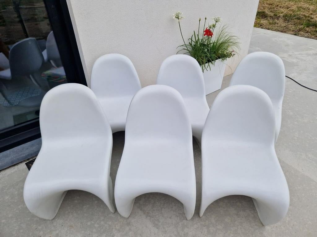 Lot de 6 chaises  moderne, Tuin en Terras, Tuinmeubel-accessoires, Ophalen