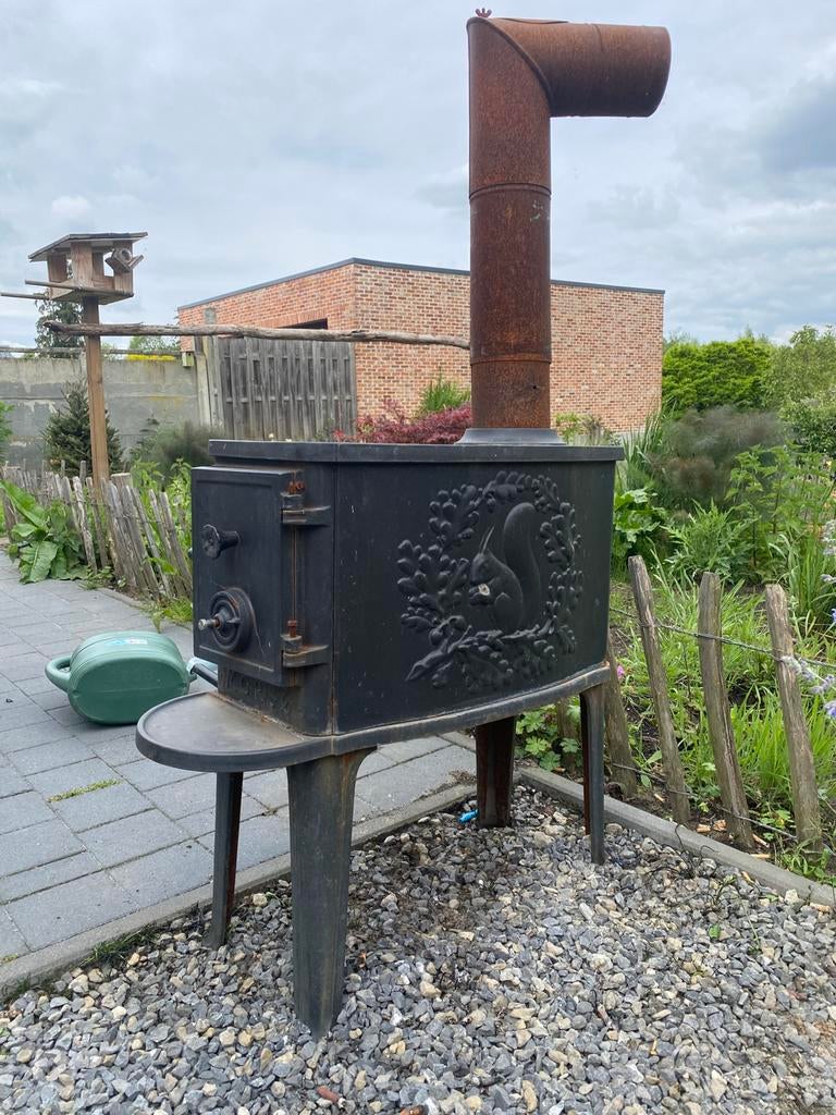 Authentieke Morsø gietijzeren kachel, Tuin en Terras, Ophalen, Gebruikt
