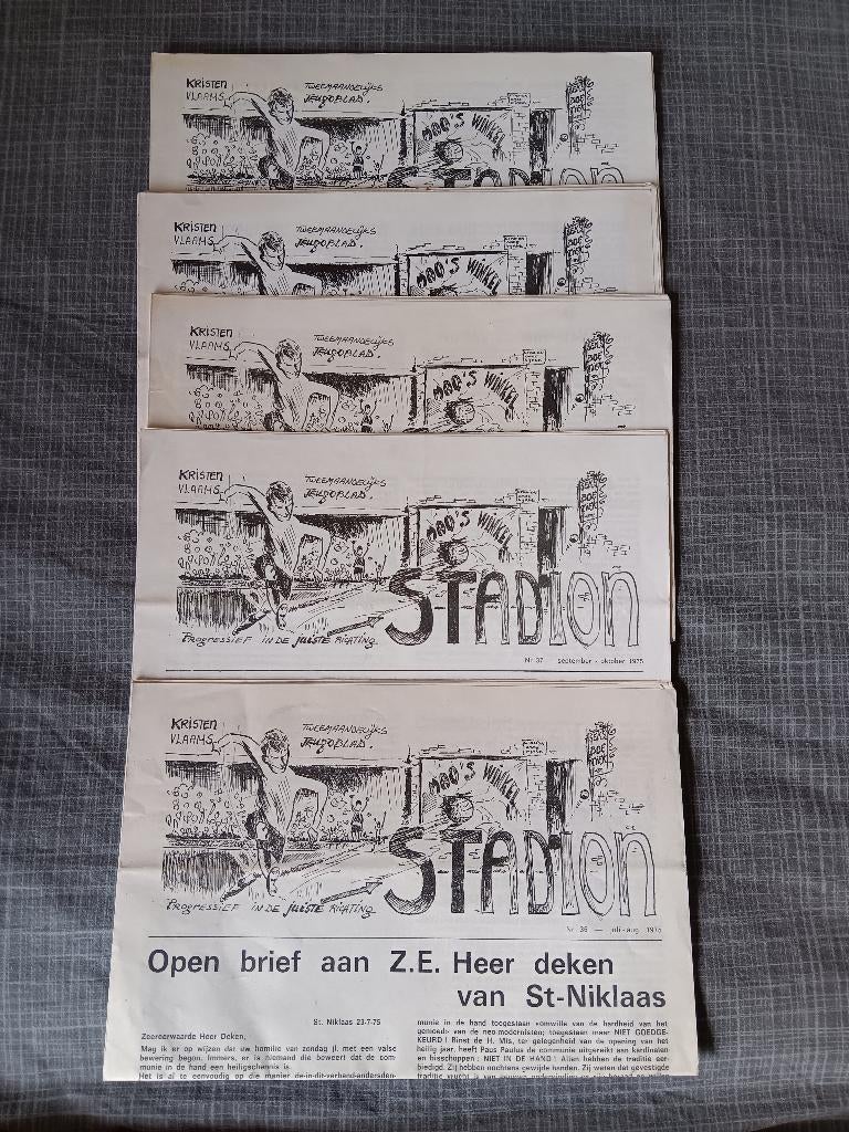 Jeugdblad uit de zeventiger jaren, Ophalen