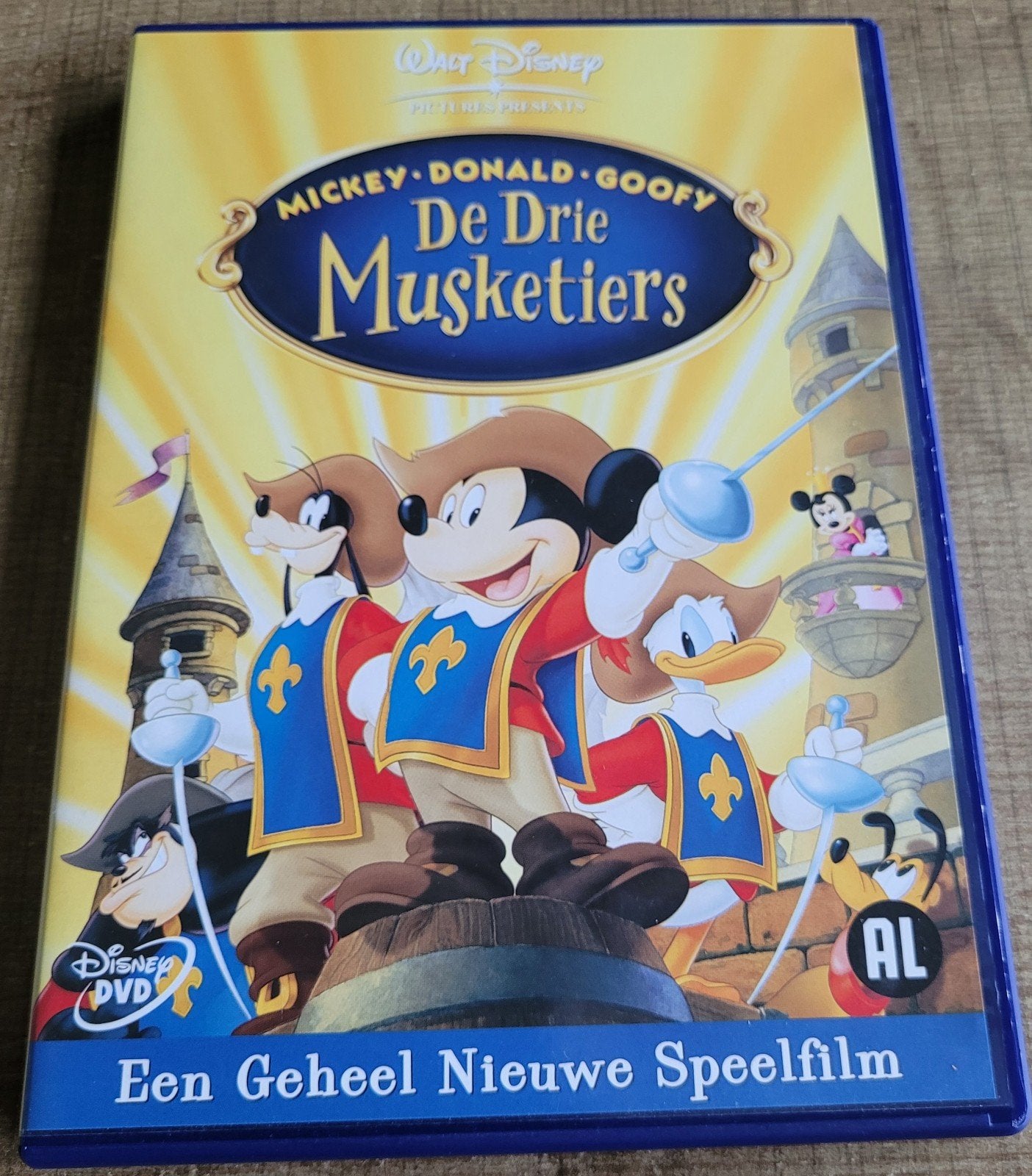 De Drie Musketiers - Disney, Animatie, Nederlands, Ophalen of Verzenden, Zo goed als nieuw