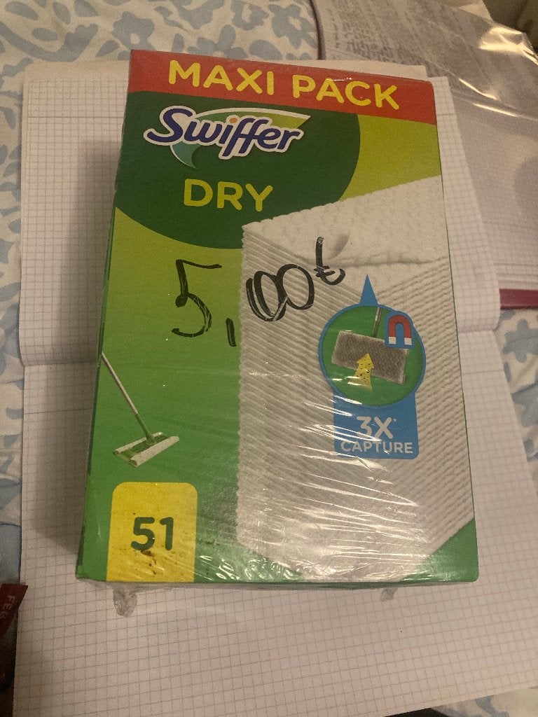 Swiffer Dry Maxi Pack 51 lingettes statique pour sol, Maison & Meubles, Produits de nettoyage, Enlèvement ou Envoi, Produit de nettoyage