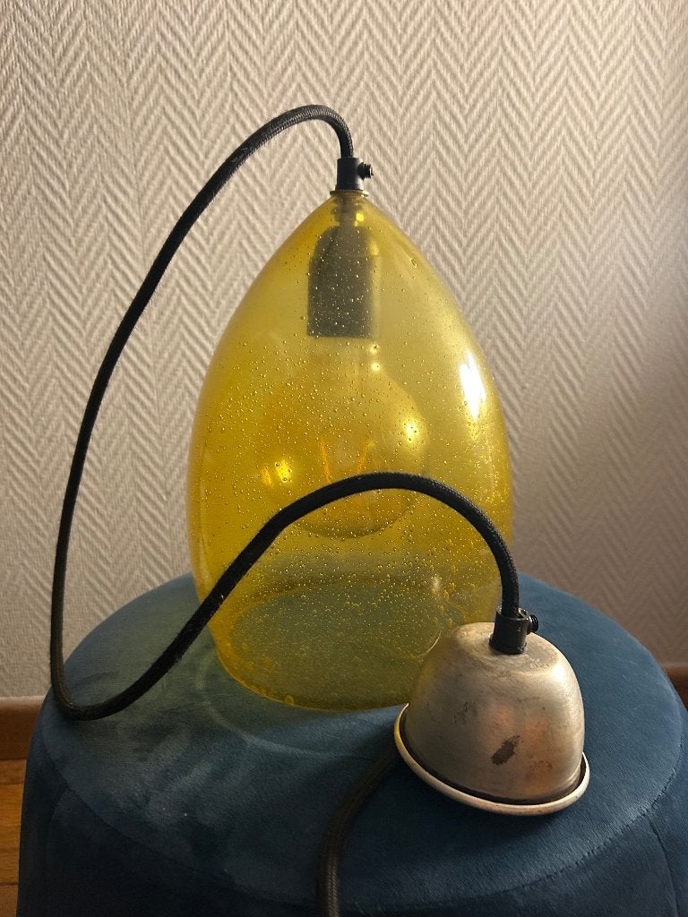 Plafondlamp, Modern, Geel, E27 (groot), Ophalen of Verzenden