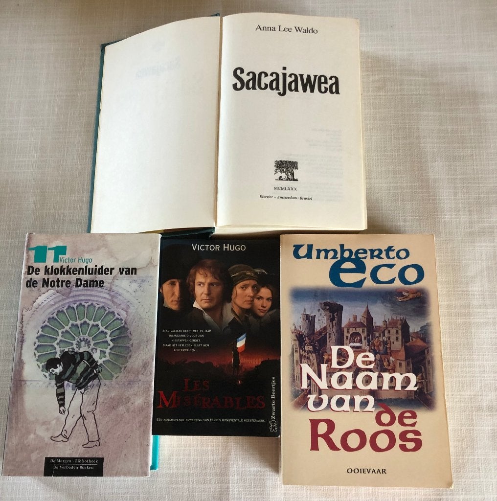 4 bekende boeken aan weggeefprijs (3 €=totaalprijs), Ophalen, Gelezen