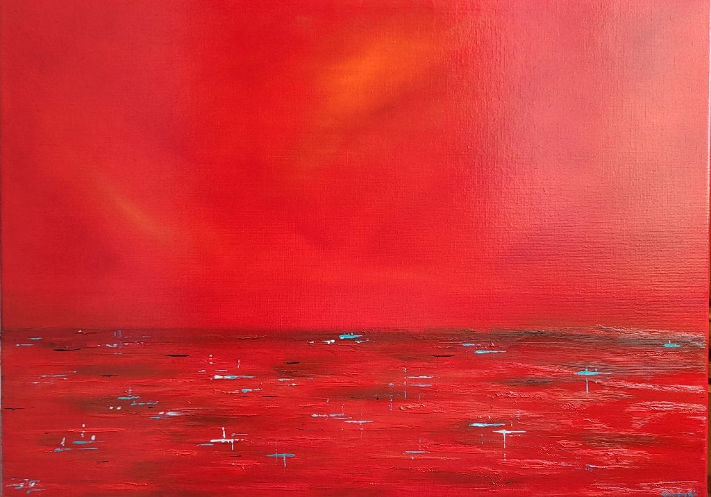 Marine, Antiquités & Art, Art | Peinture | Abstraite, Enlèvement