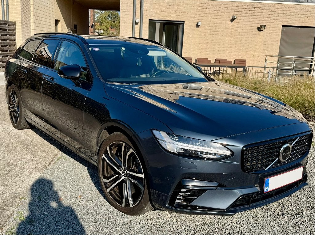 Volvo V90 Recharge R-Design T6 AWD Plugin-Hybrid, Auto's, Automaat, Dealer onderhouden, Lichtsensor, V90