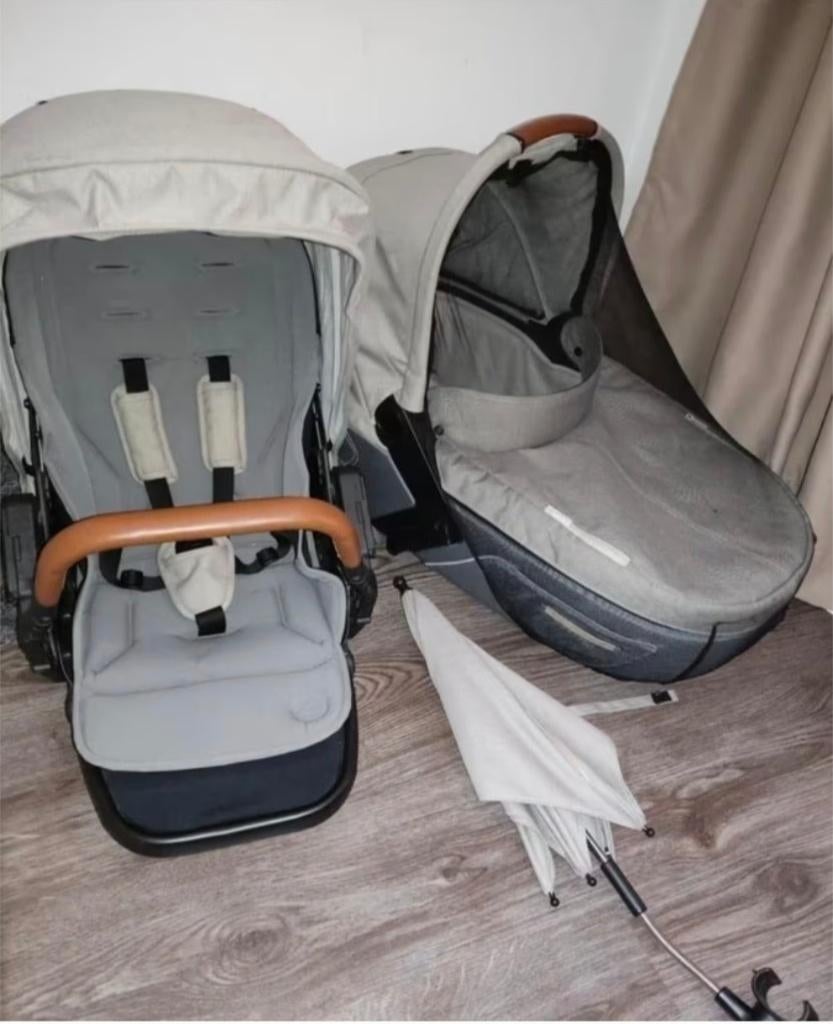 Mutsy igo kinderwagen met toebehoren, Gebruikt, Mutsy, Verstelbare duwstang, Ophalen