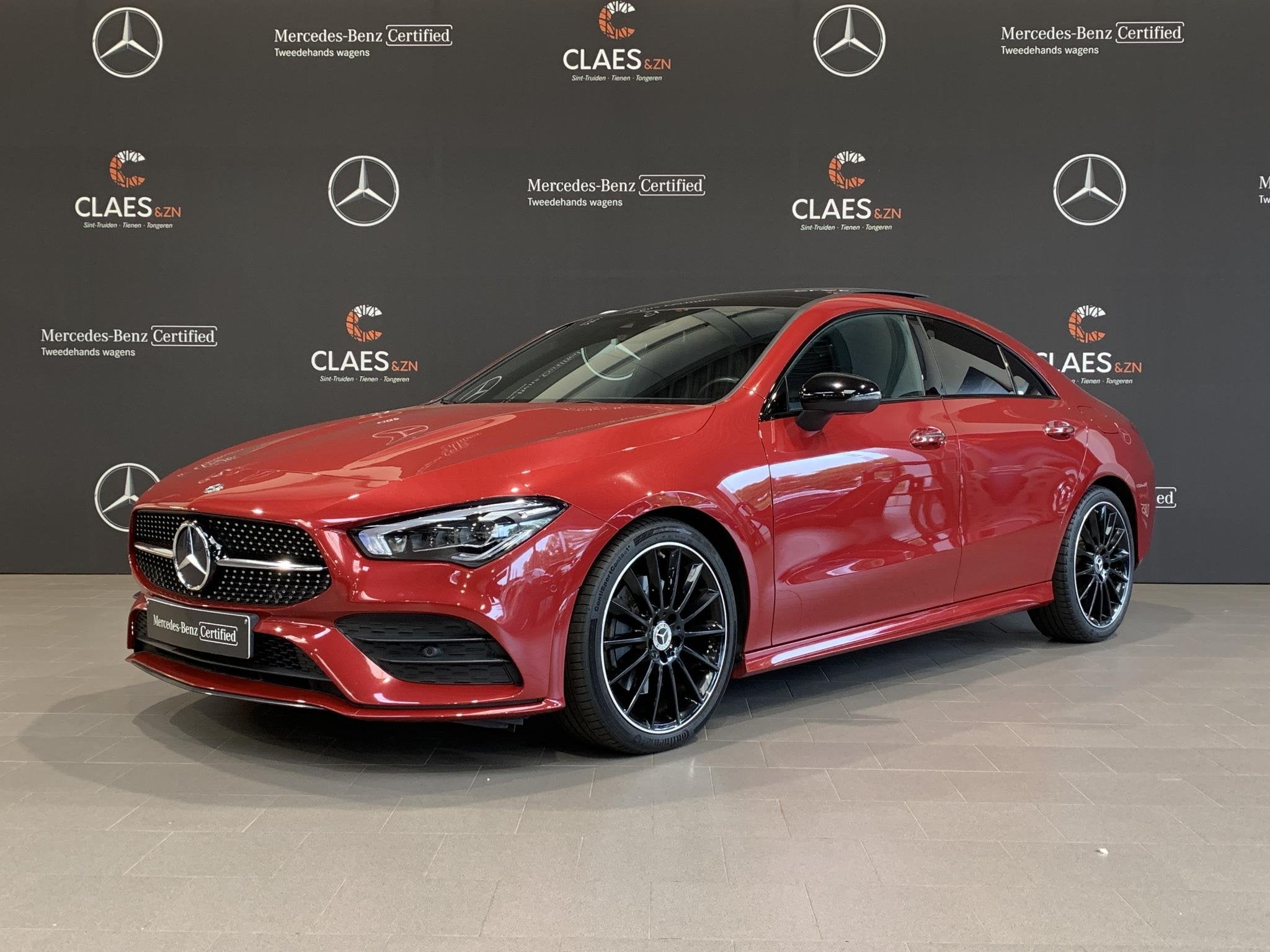 Mercedes-Benz CLA 200d AMG Line - DOS 8903, Autos, Mercedes-Benz, Rouge, CLA, Entreprise, Climatisation automatique