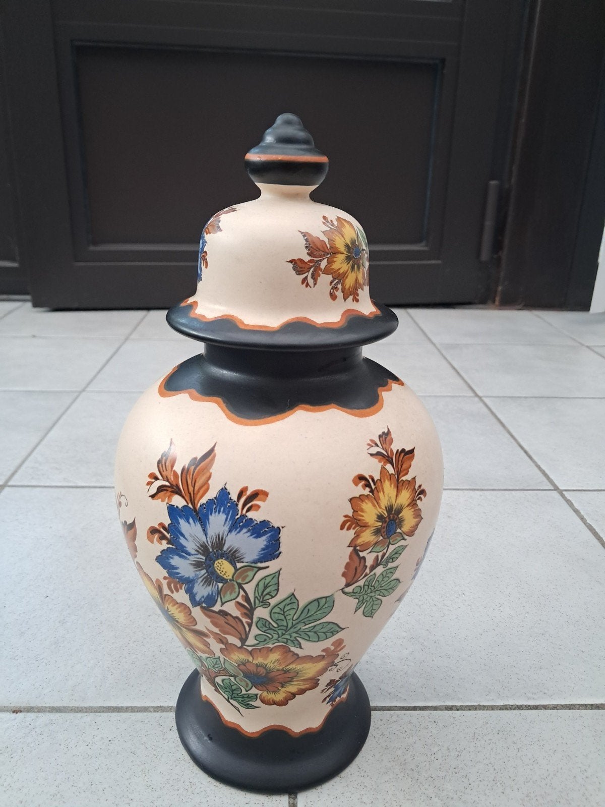 Modica Gouda plateel vaas, Antiek en Kunst, Ophalen