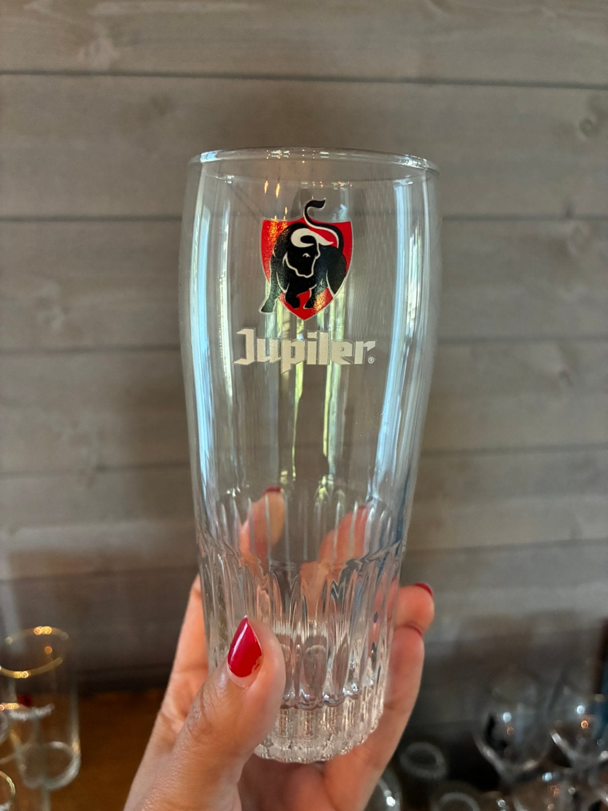 15 verres à bières Jupiler 25cl, Enlèvement, Comme neuf