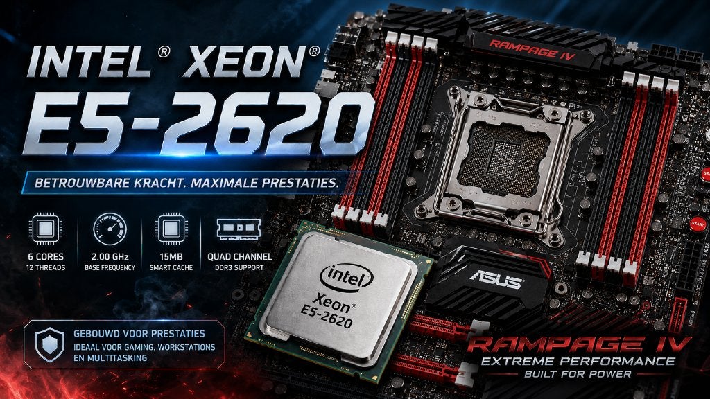 €6 6 Cores Intel Xeon E5-2620 v1 LGA2011 X79 CPU, Computers en Software, 2-core, Intel Xeon, Zo goed als nieuw, 2 tot 3 Ghz