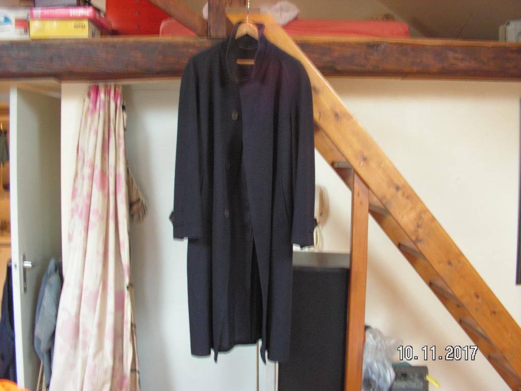Manteau en laine Schneiders, Ophalen, Zo goed als nieuw, Maat 52/54 (L), Blauw