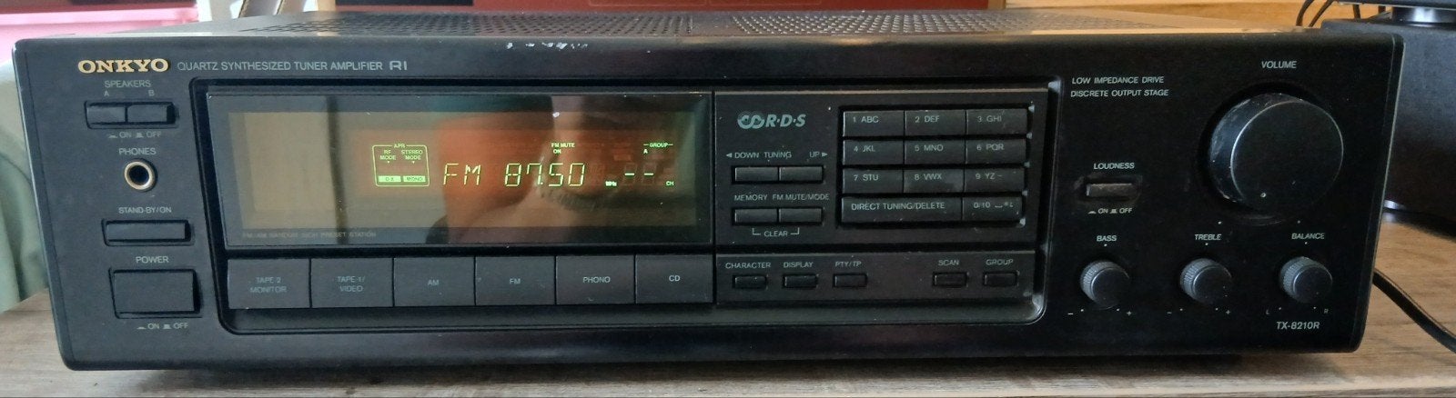 Onkyo TX-8210R Quartz Synthesized Tuner Amplifier, Audio, Tv en Foto, Stereoketens, Ophalen, Cd-speler