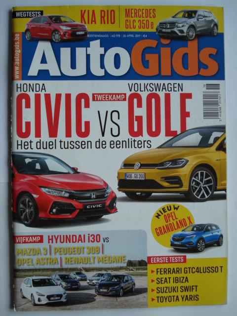 AutoGids 978 Audi S5 Autobianchi A112 Abarth Mazda 3 Kia Rio, Verzenden, Gelezen, Algemeen