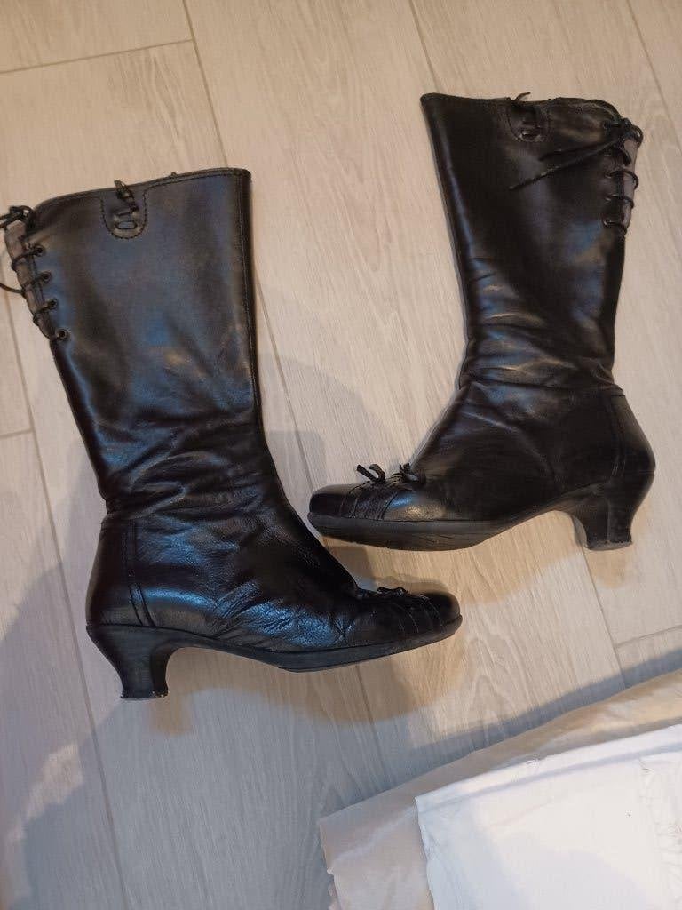 BRAKO ZWARTE DAMES LAARZEN MAAT 40, Hoge laarzen, Zwart, Ophalen of Verzenden, Zo goed als nieuw