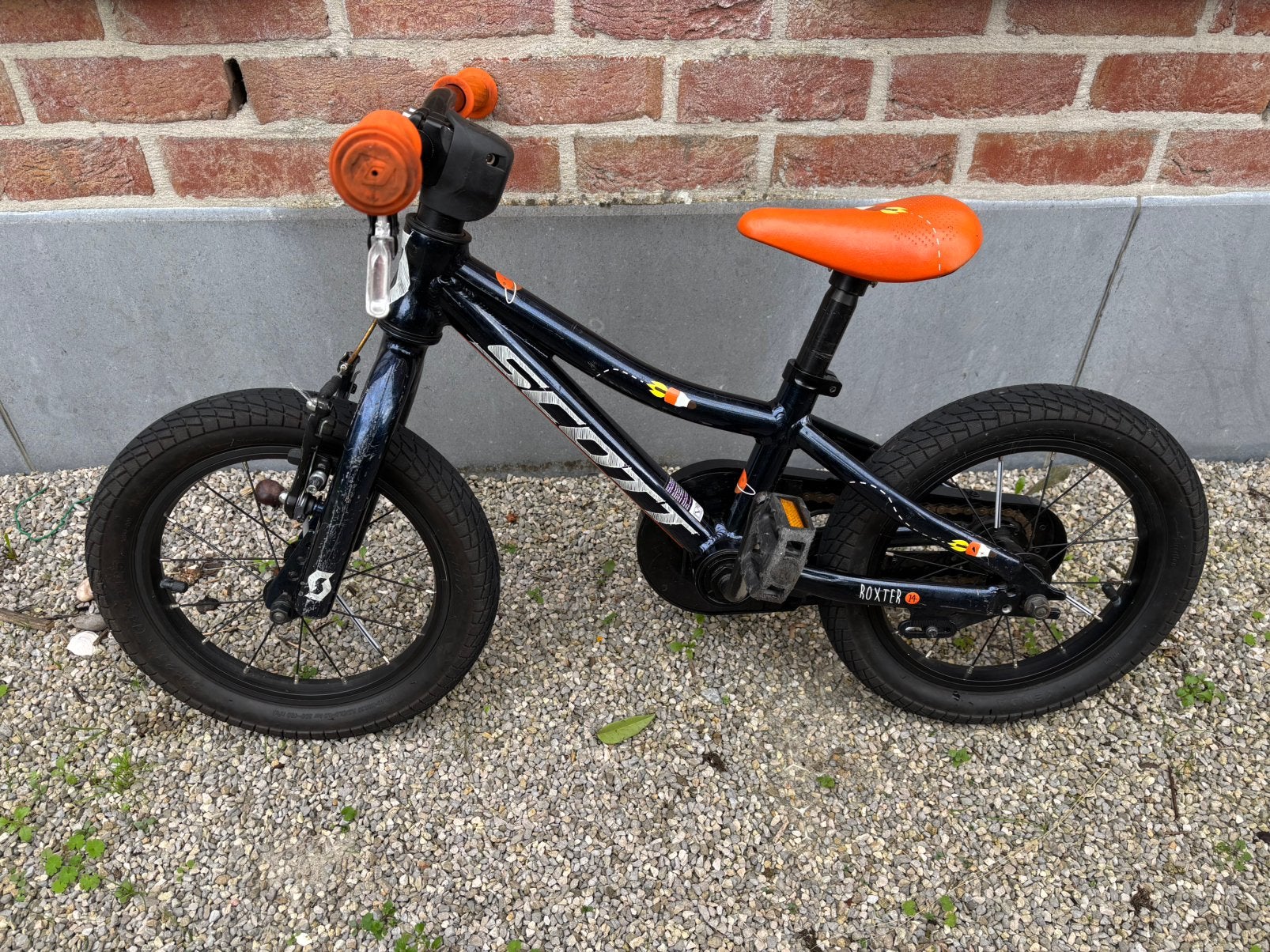 Scott kinderfiets 14inch, Fietsen en Brommers, Ophalen, Gebruikt, Terugtraprem, Minder dan 16 inch