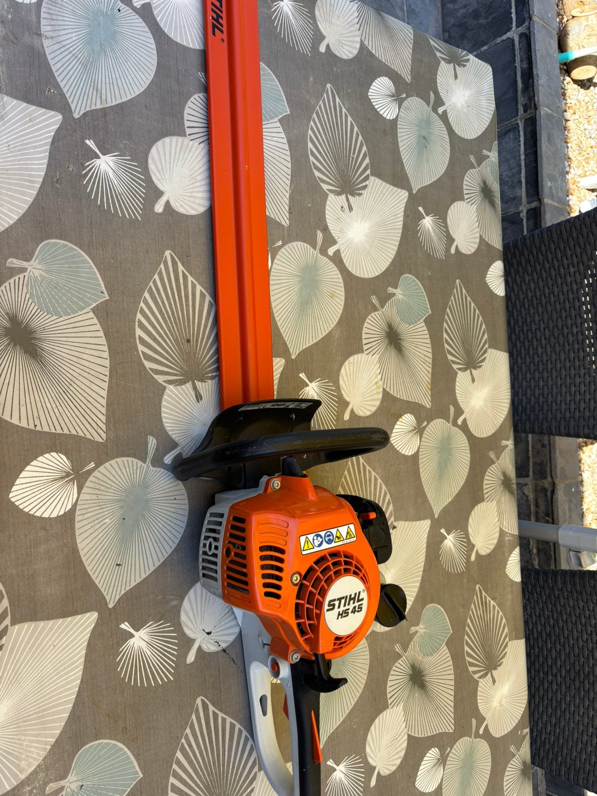 Hegschaar stihl, Tuin en Terras, Heggenscharen, Ophalen, Gebruikt, Benzine
