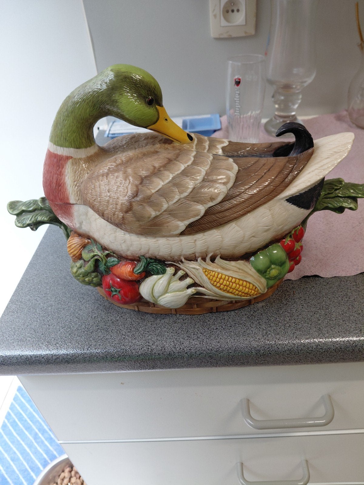 Magnifique terrine de soupe au canard « Country Life » Le Co, Enlèvement