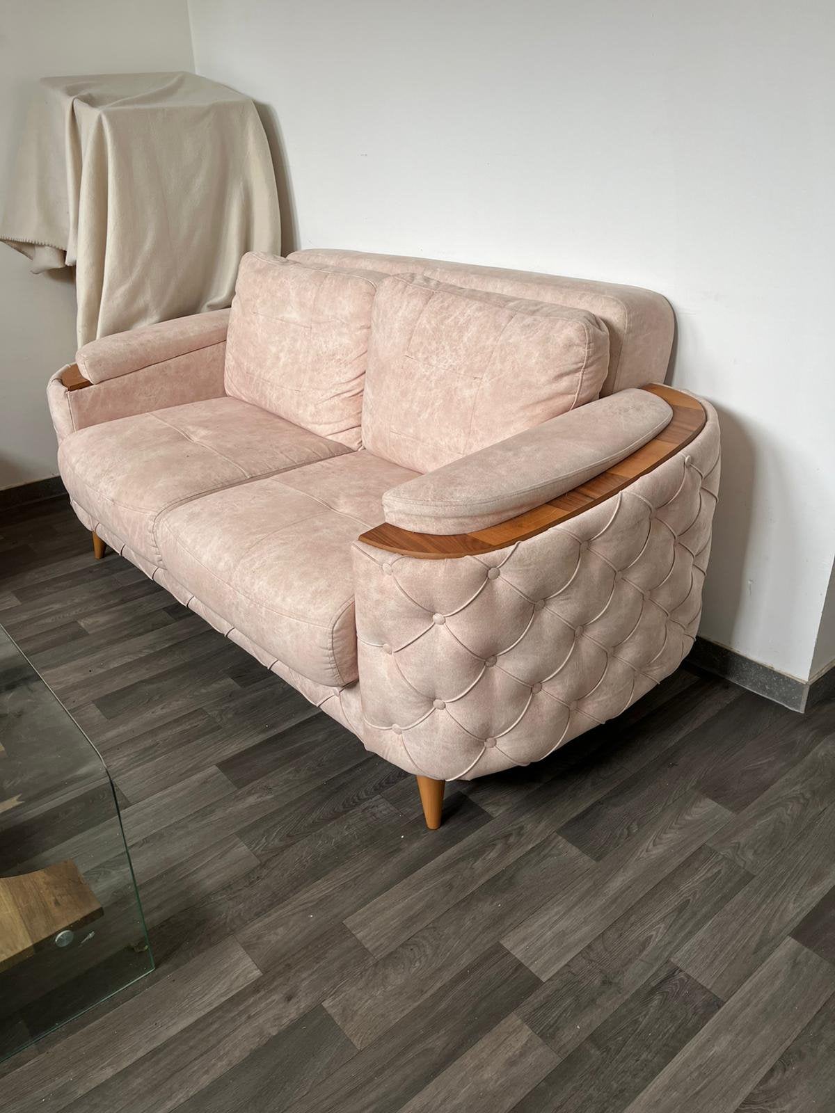 2 persoons zetel, Maison & Meubles, Canapés | Sofas & Chaises Longues, 75 à 100 cm, 150 à 200 cm, Enlèvement, Utilisé