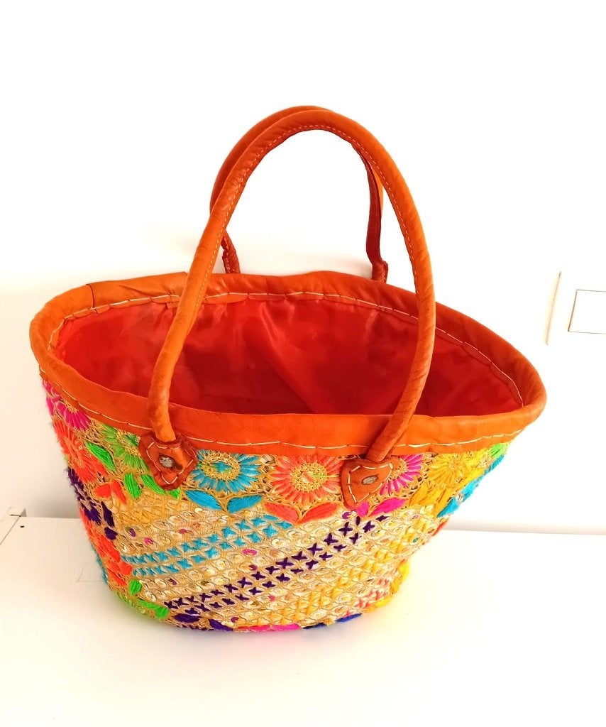 Panier artisanal de Marrakech, Hobby & Loisirs créatifs, Enlèvement ou Envoi, Utilisé