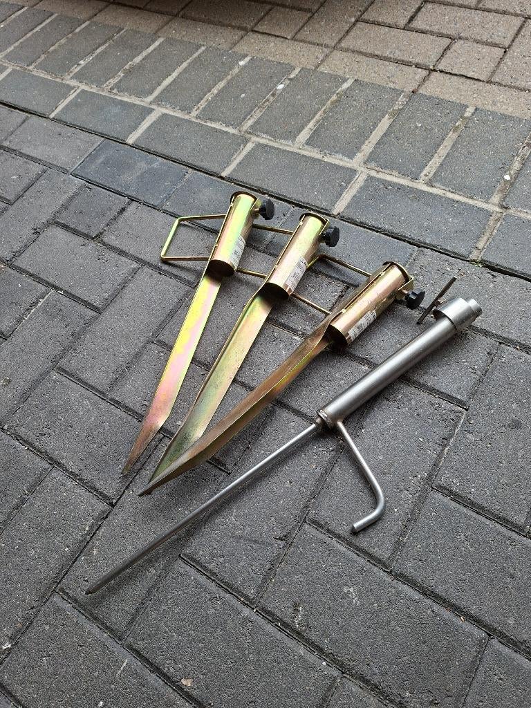 parapluhouders, Watersport en Boten, Hengelsport | Algemeen, Ophalen, Zo goed als nieuw, Overige typen