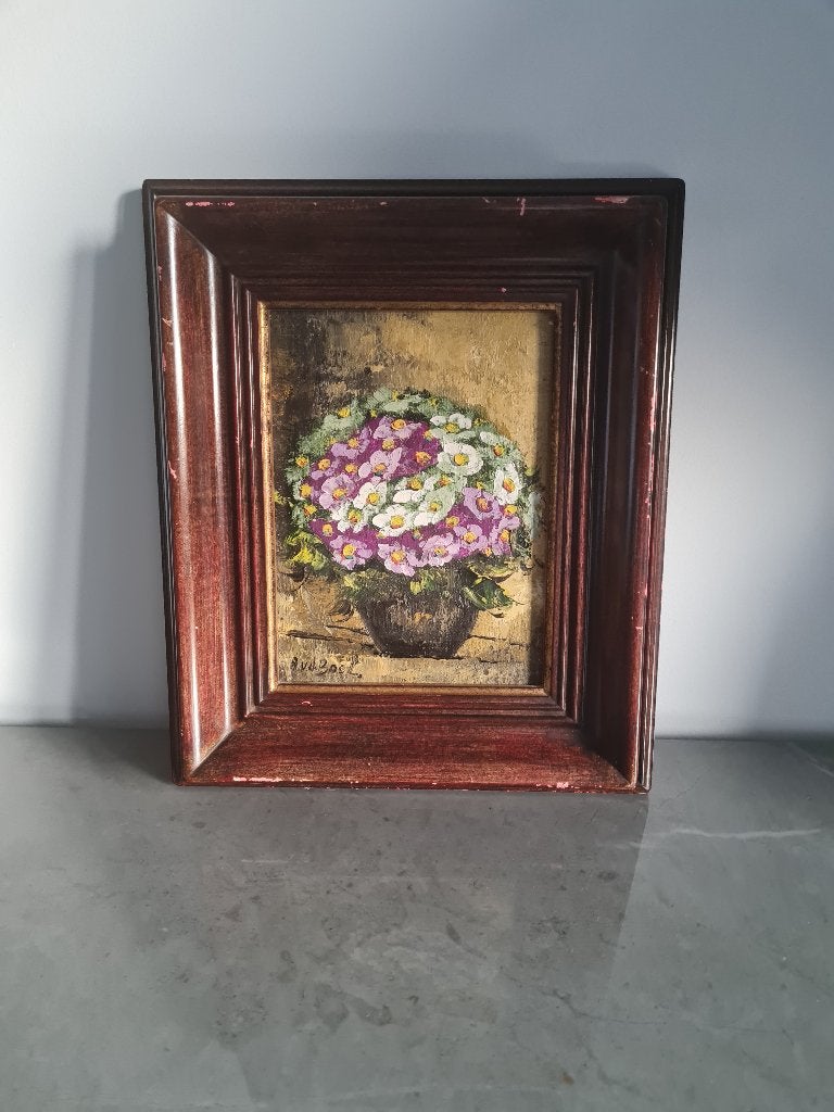 zeer mooi schilderij op doek - stilleven, Ophalen of Verzenden